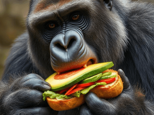 gorilla avocado sandwich
