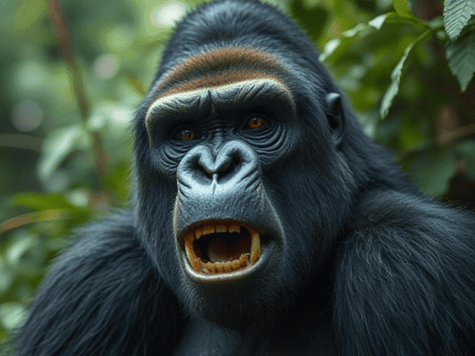 gorilla bitter face