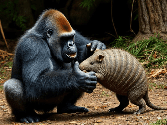 gorilla armadillo