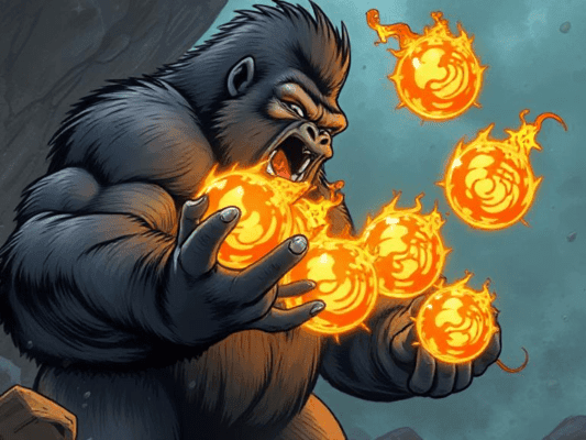 gorilla collect dragon balls