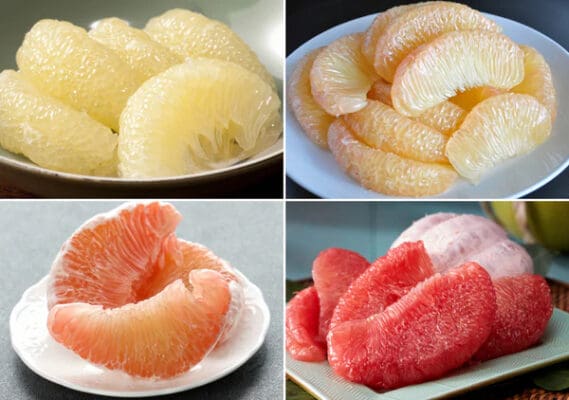 pomelo variety - flesh