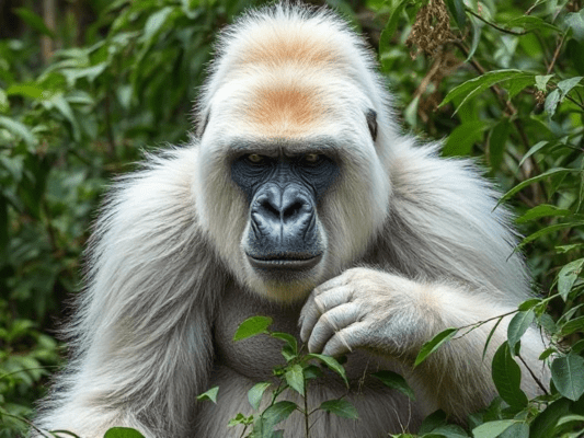 white gorilla